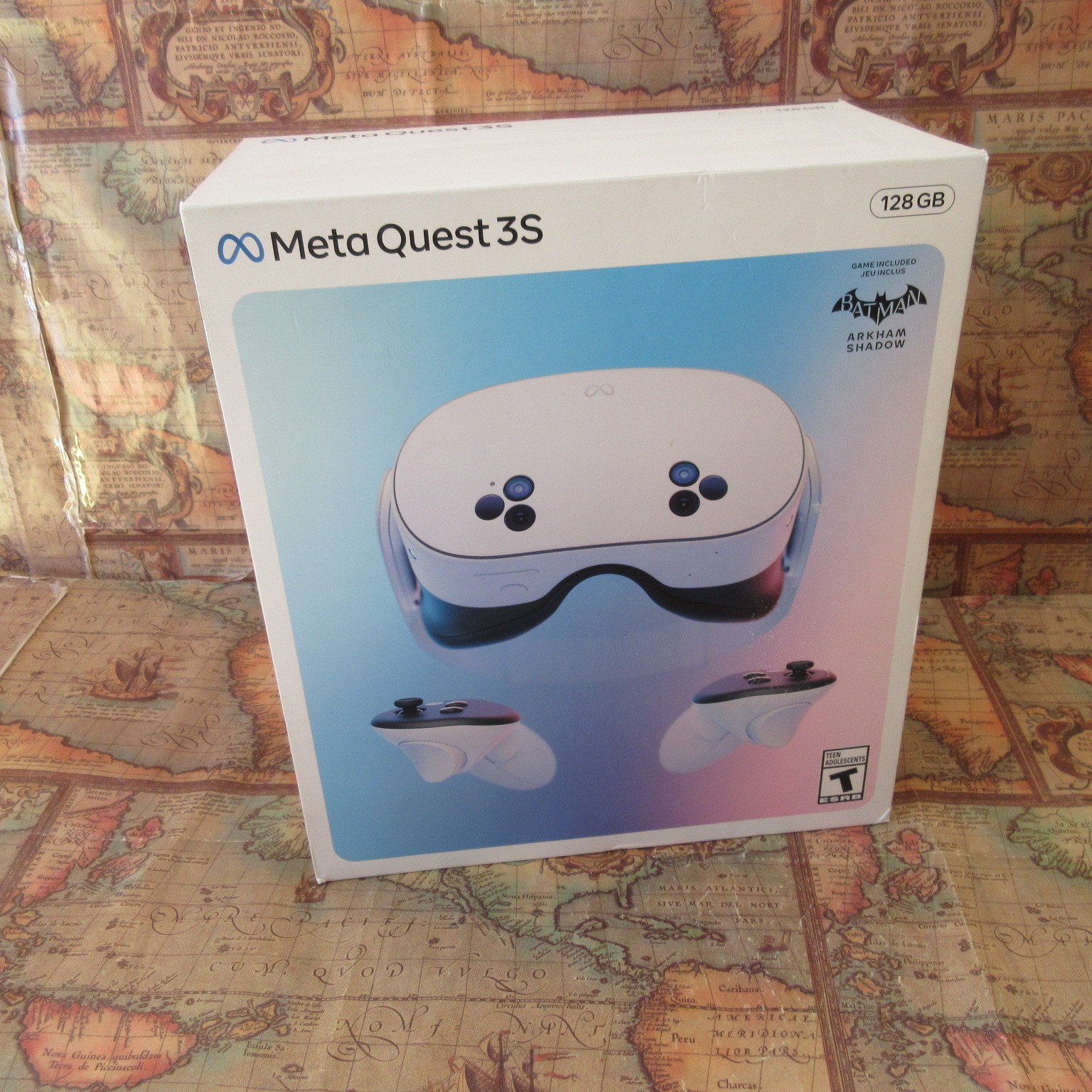 ♾️Meta Quest 3S 128gb All-in-One VR Headset with Batman Arkham Shadow-NEW SEALED