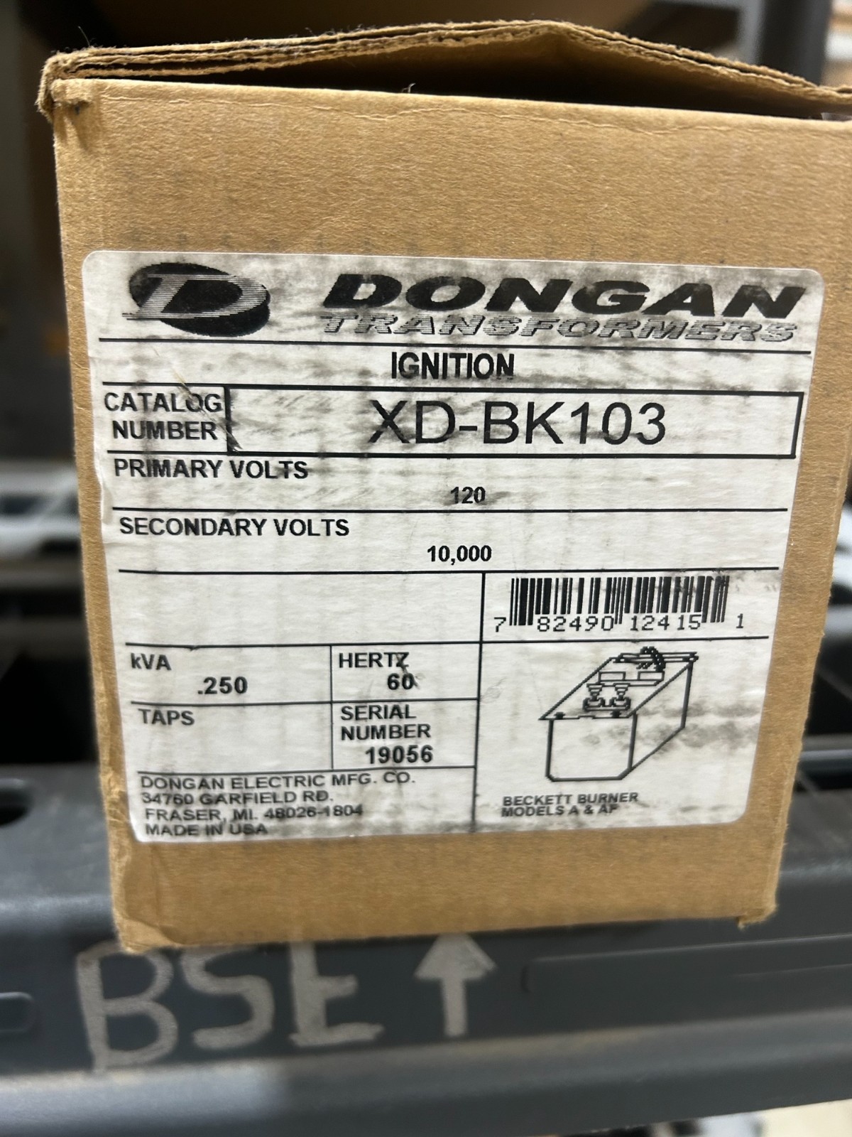 The XD-BK103 Dongan Electric  transformer