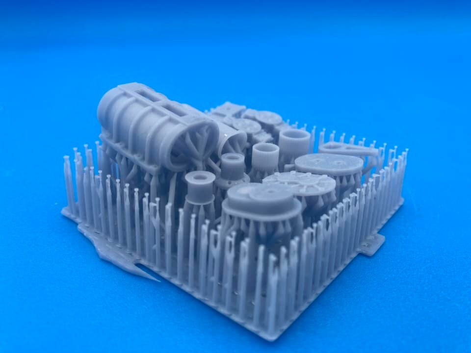 1/16 871 Blower Intake with Carburetors Master Builder Kit
