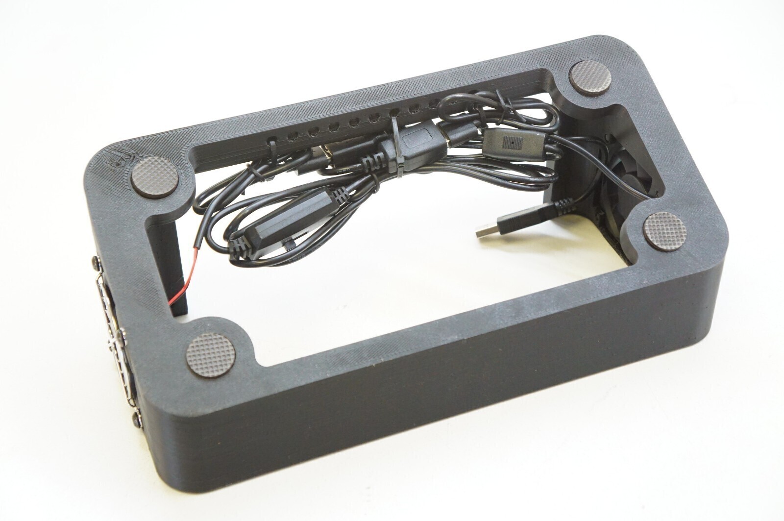 Angled Pro Streamer Stand Tower for ATEM Mini Pro 30 Degree (With Cooling Fans)