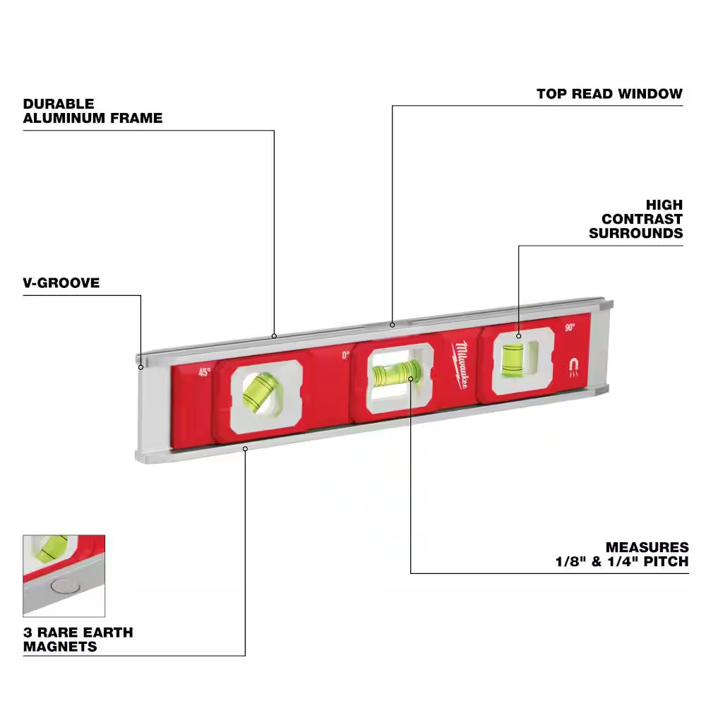 10 In. Magnetic Torpedo Level