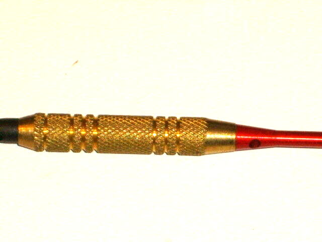 Soft Tip Darts Used, 18 Gram Brass with New Aluminum Shafts and Flights #1403