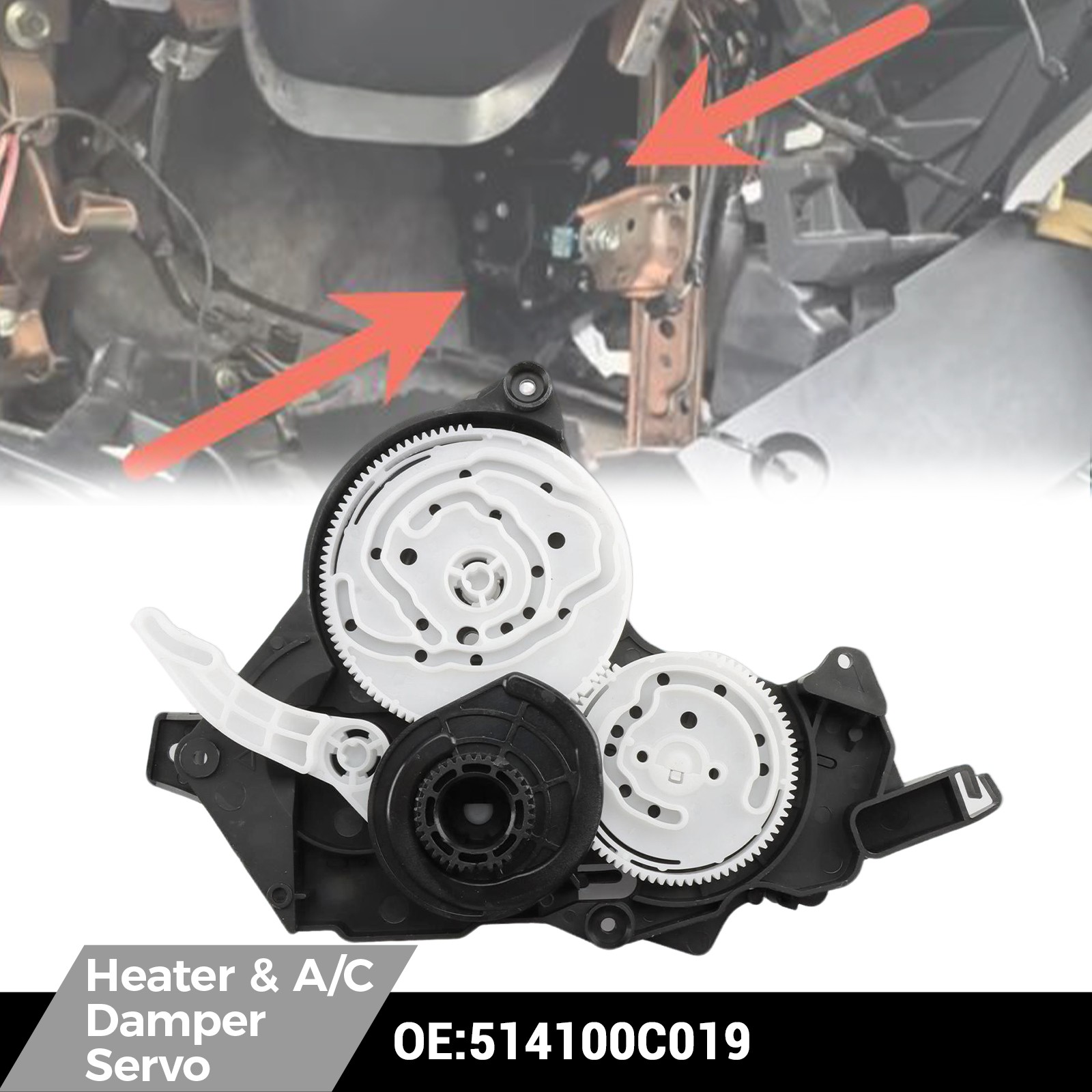 For 2007-21 Toyota Tundra 2008-21 Sequoia Heater & A/C Damper Servo 87106-0C140