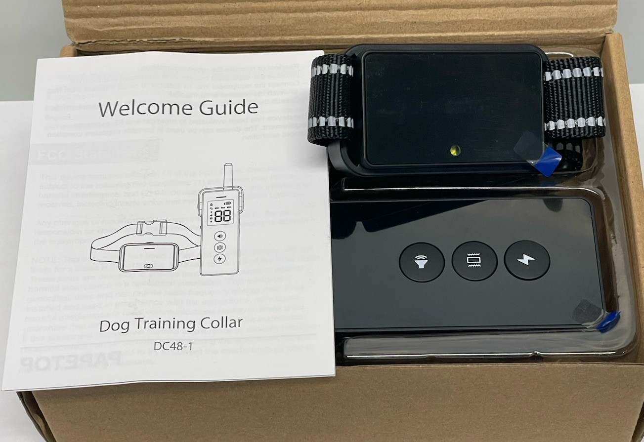 Remote Dog Training Collar Wireless Waterproof 1600ft Night Light Rechargeable
