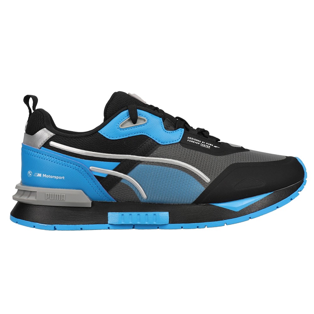 PUMA Bmw Motorsport X Mirage Tech Lace Up Mens Black, Blue Sneakers Casual Shoe