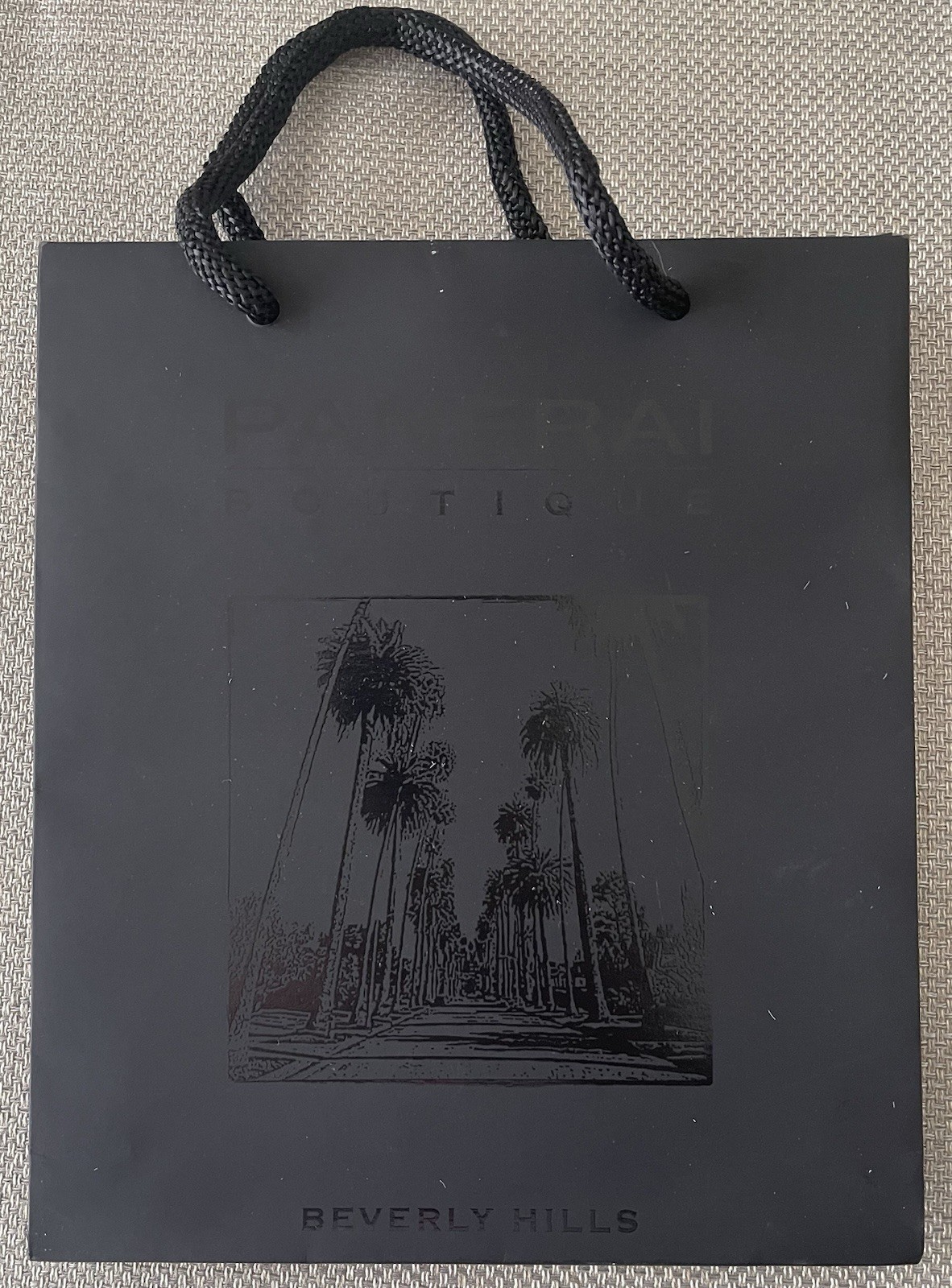 PANERAI WATCH CO. SHOPPING BAG SMALL SIZE