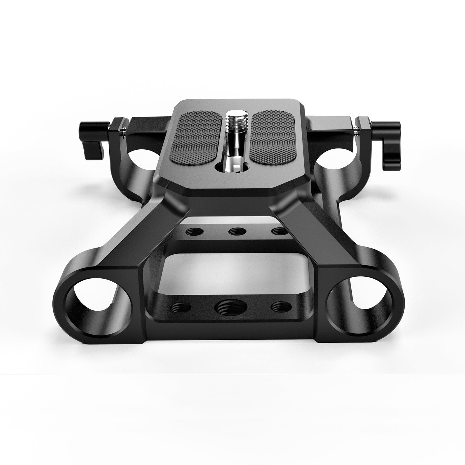 NICEYRIG Light-Weight LWS Baseplate with 15mm Rod Rail Clamp Applicable Black