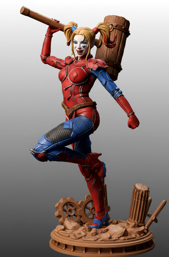 Dungeons & Dragons Playable Character - Female Human Harleena - Fighter, Warrior