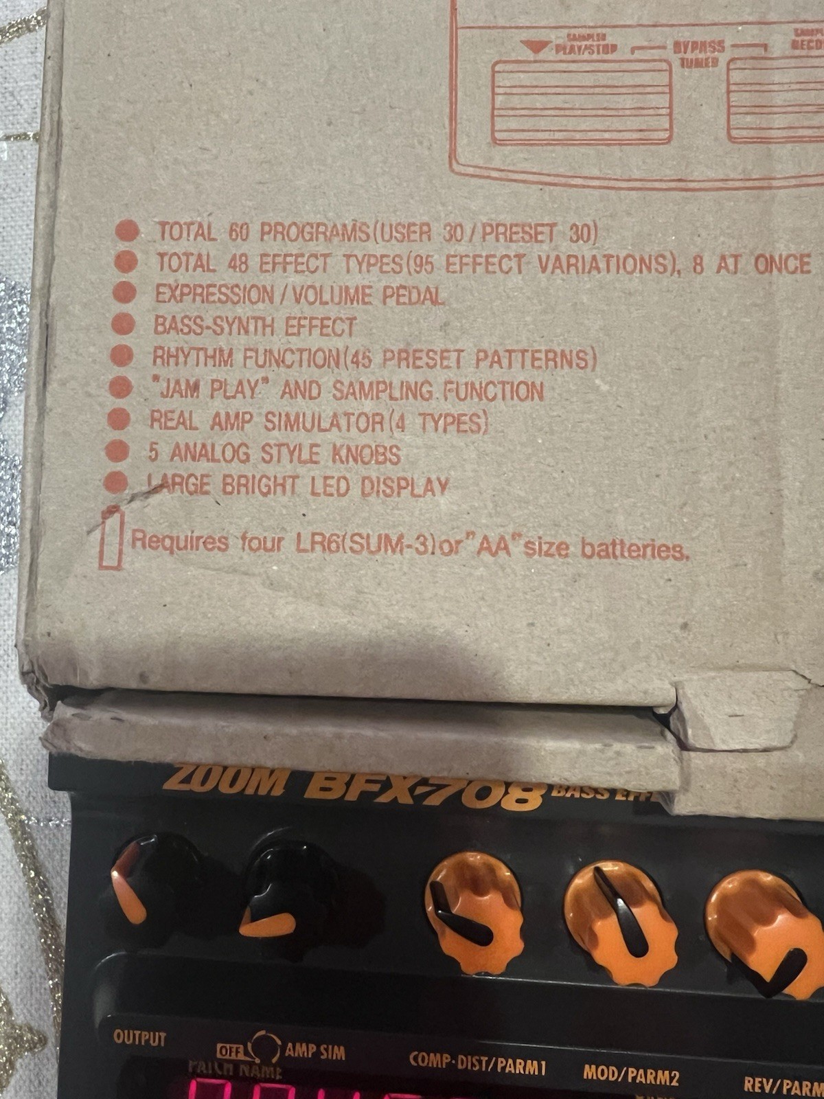 Zoom BFX-708 Bass Effects Processor