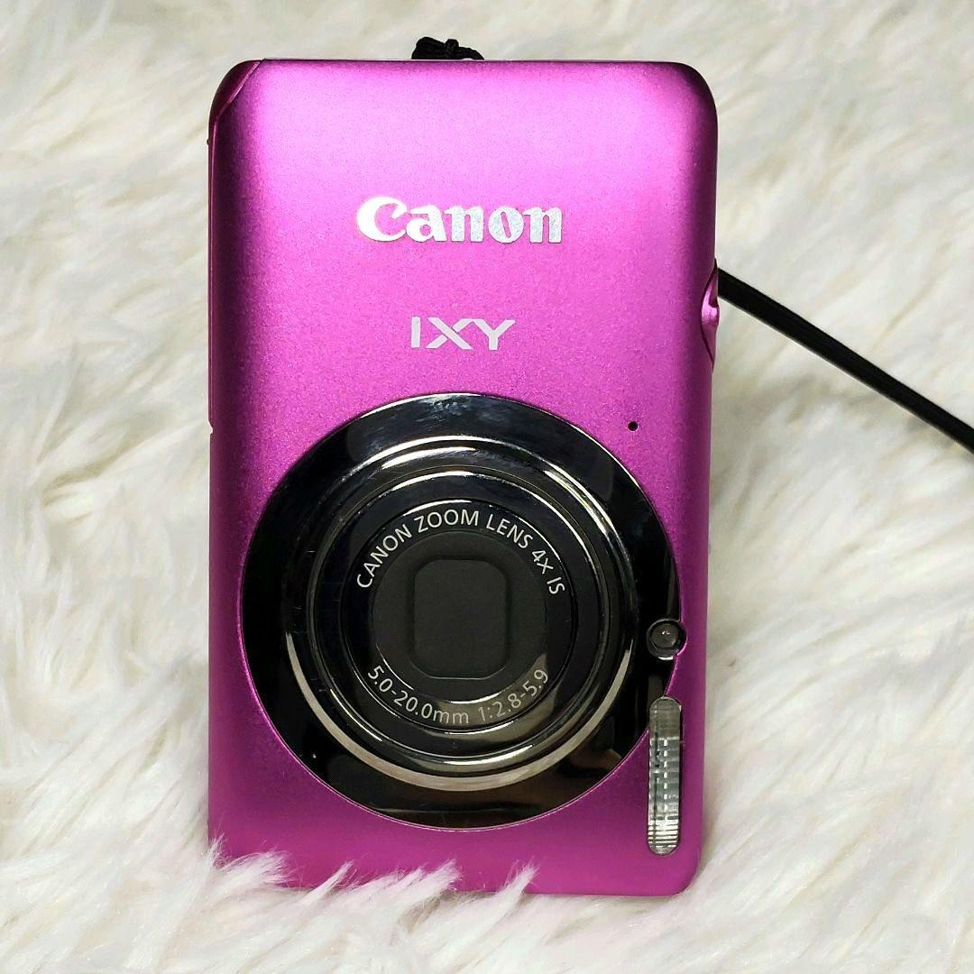 Canon IXY 210F Pink Compact Digital Camera Tested Excellent Condition