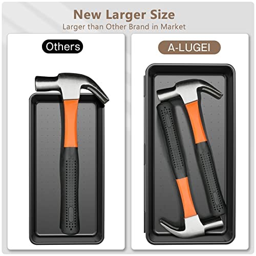 【????? & 5 Size】Tool Box Organizer Tray Divider Set, 5 size 46pcs Black