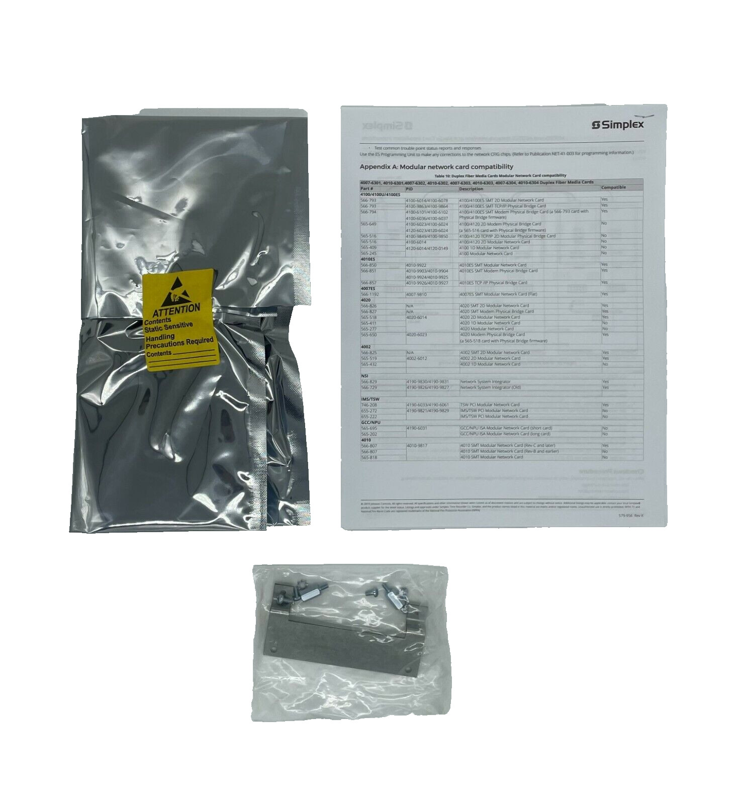 Simplex 4010-9922 4010ES Network Interface Card - Same Day Shipping (SEALED)