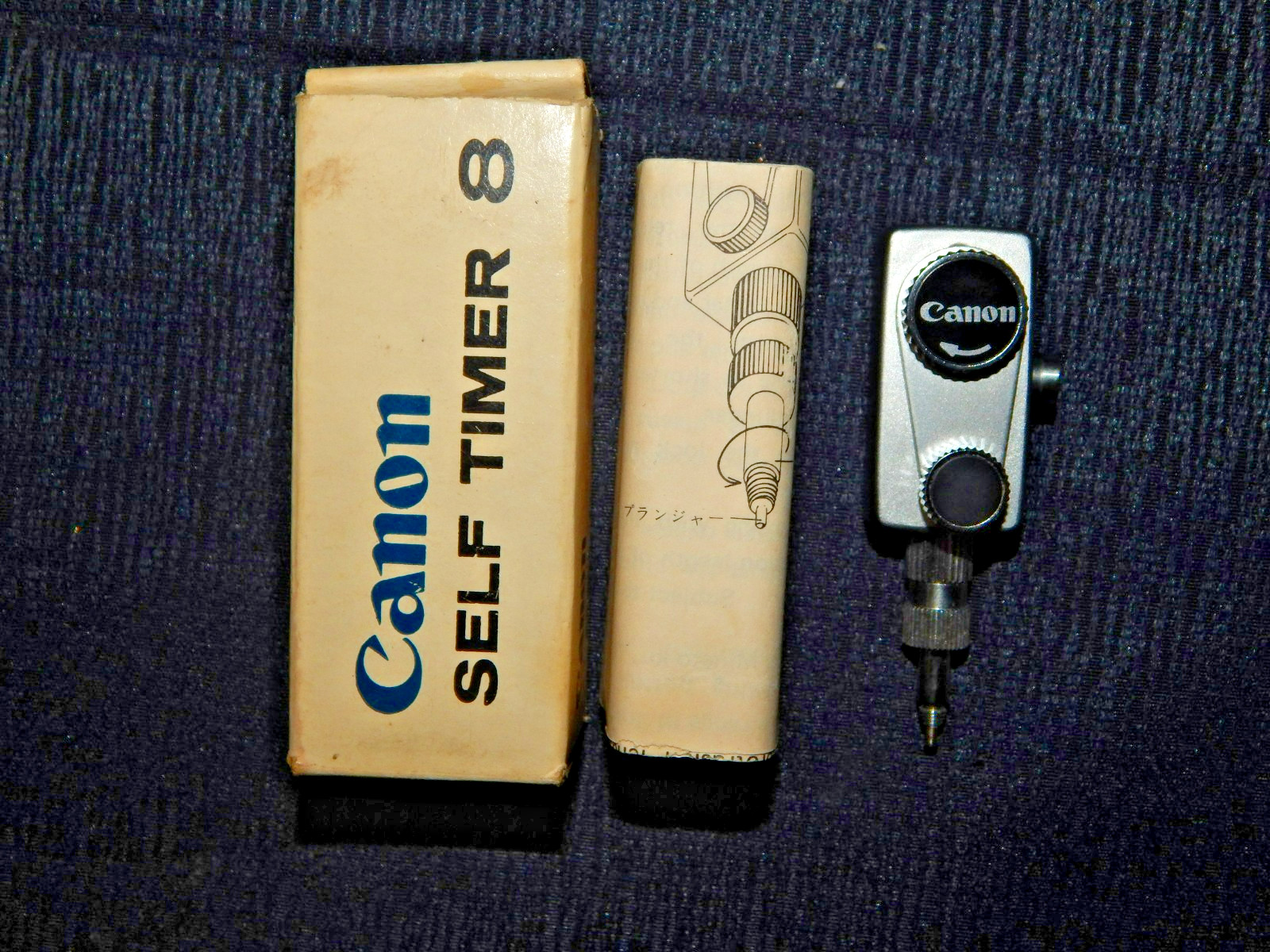 Vintage Canon Self Timer 8 Accessory for Film Camera - Box & Manual included NEW