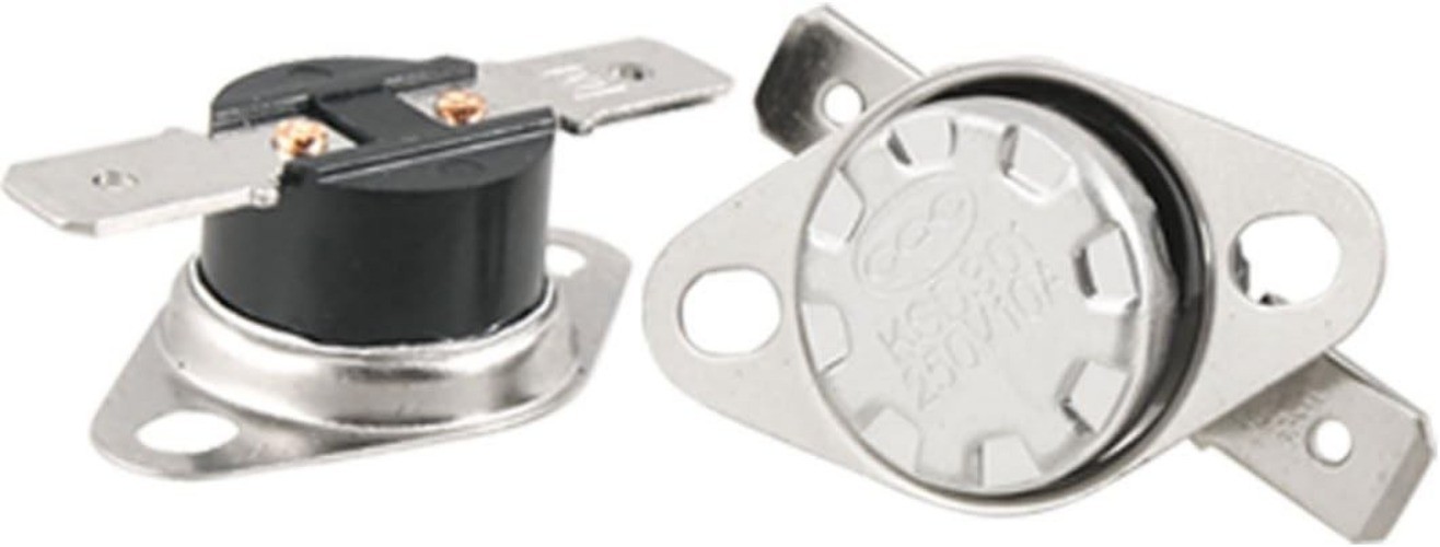 Thermal Control Switch, Normally Closed, Rated 250V 10A 100°C, KSD301 Thermostat