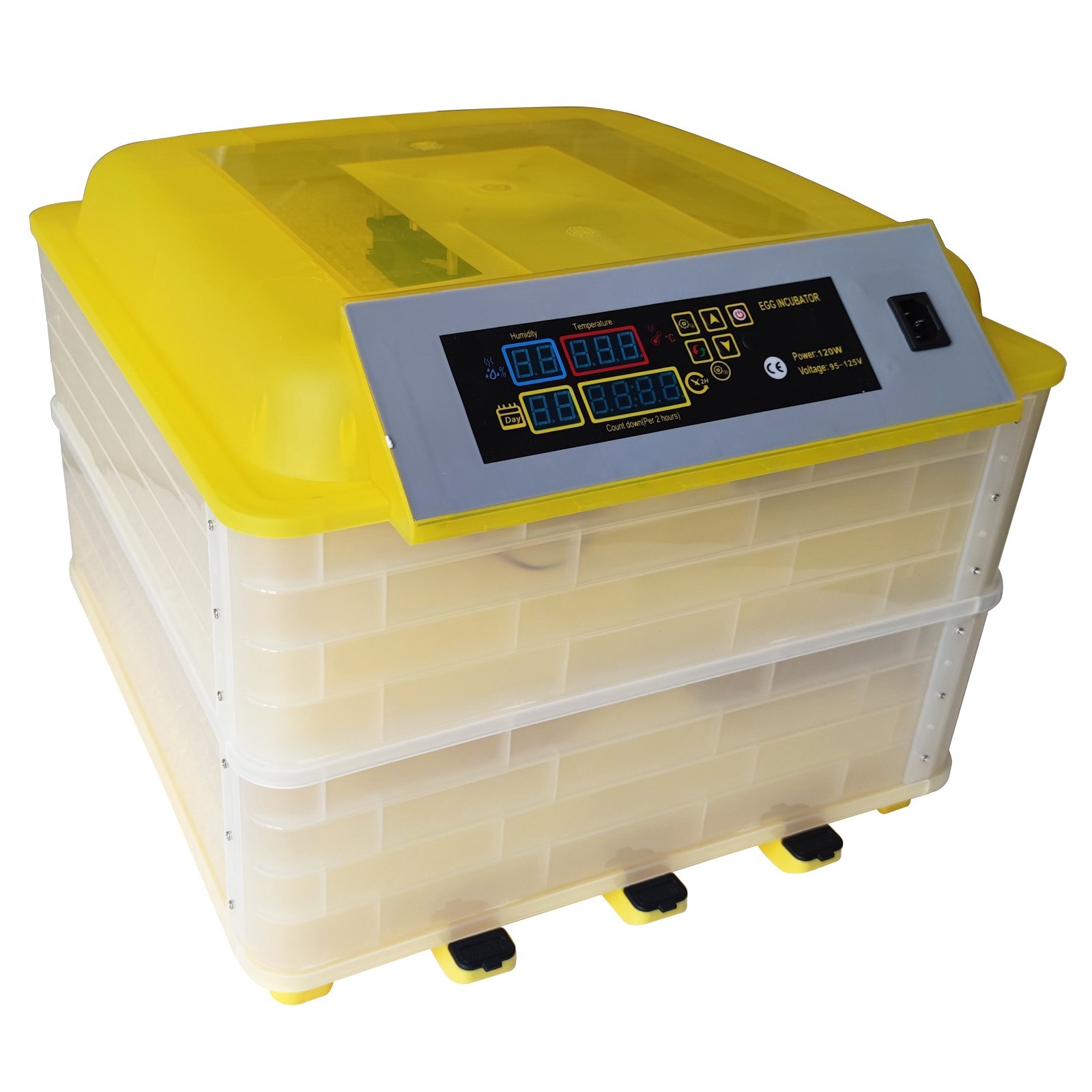 112 Eggs Automatic Poultry Incubator 2 Layer Small-Scale Poultry Hatching 110V