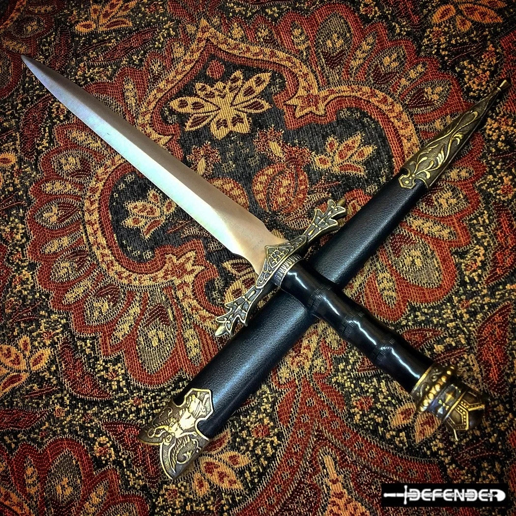 Medieval 14"" WitchKing Movie Sword Brand New Dagger Knife with Sheath Fantasy