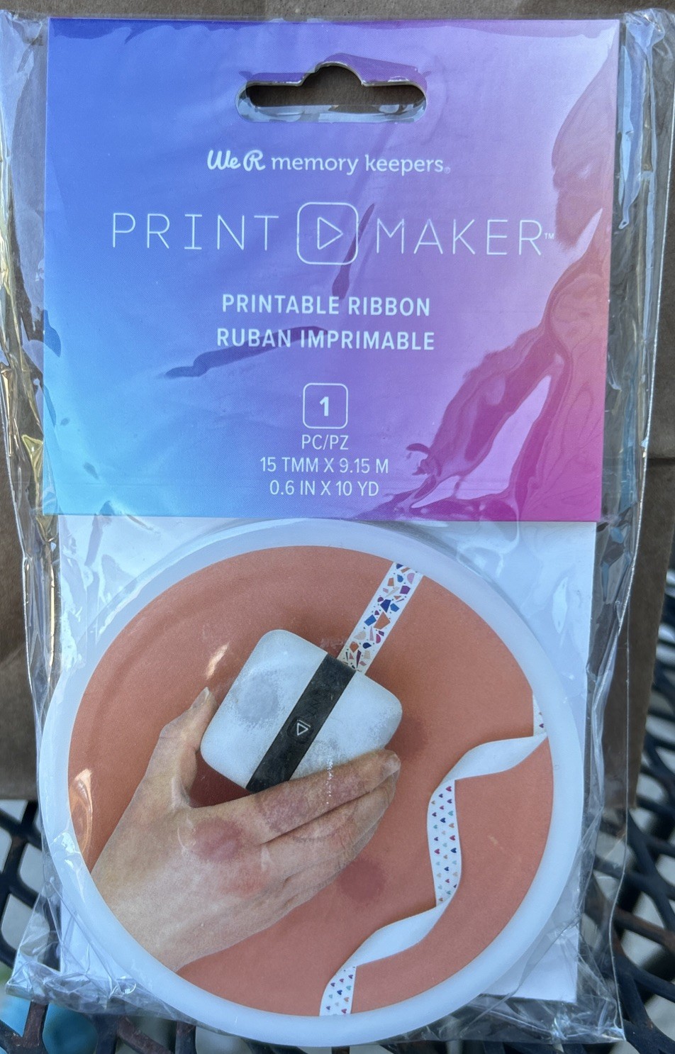 We R Memory Keepers Print Maker Guide for Alignment 6” Ribbon And Washi Guide