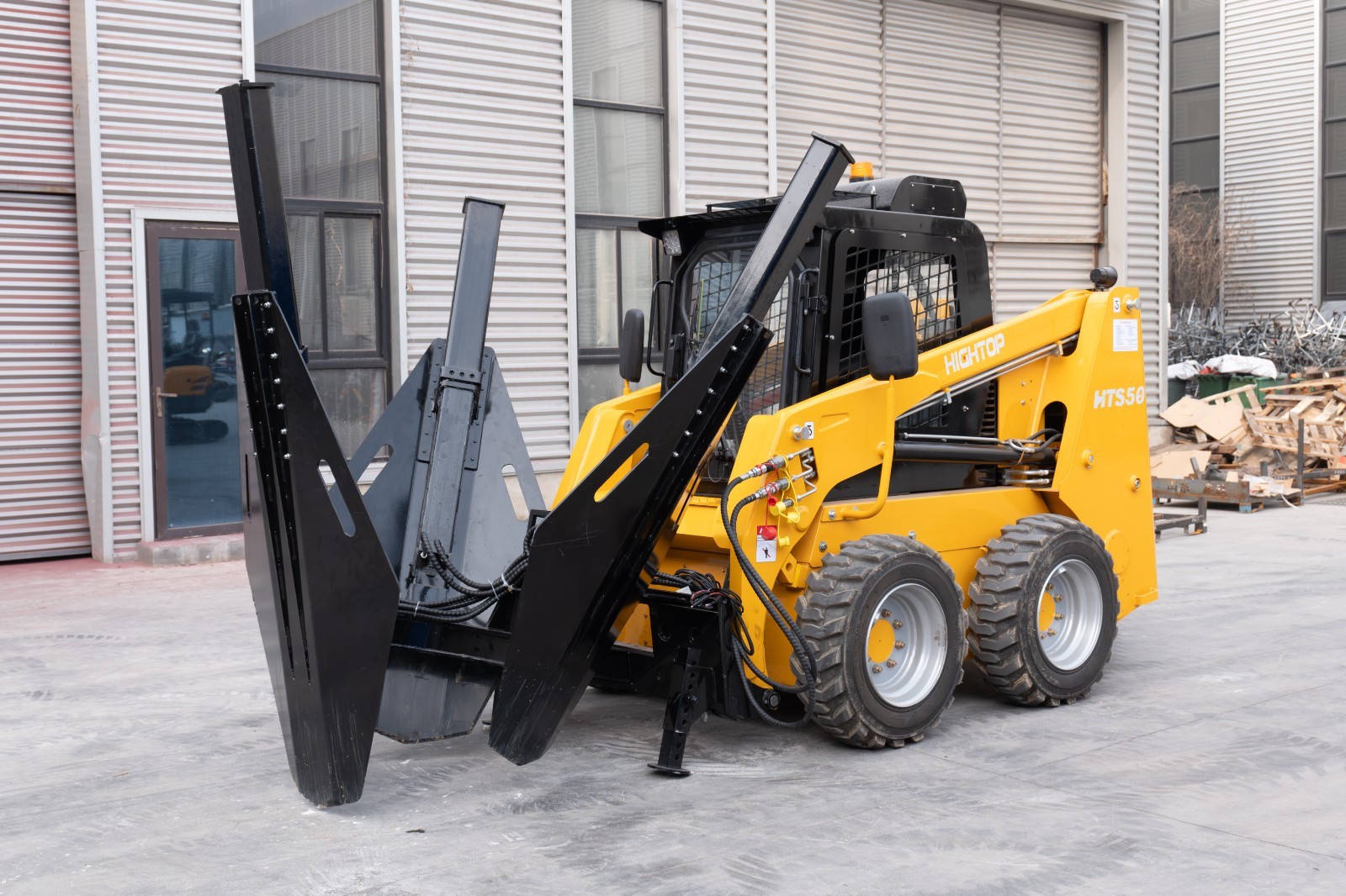 Root Digging Move Tree Transplanter, Convertible Root Removal fit bobcat loader