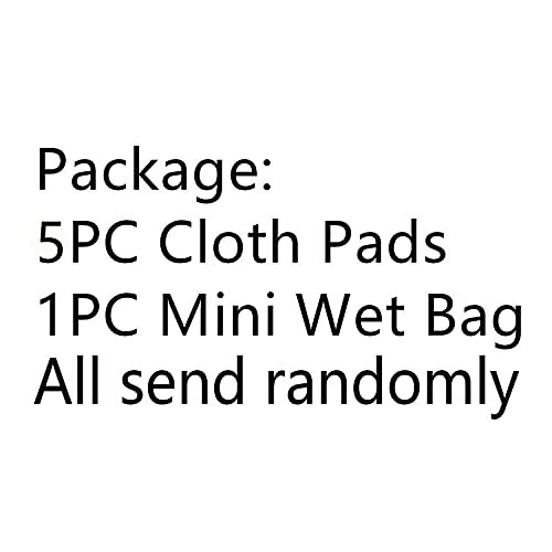 7pcs/Set Including 1pc Mini Wet Bag +6pcs Bamboo Assorted Colors , Sizes