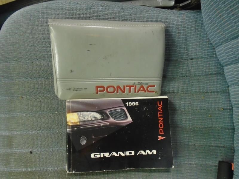 GRAND AM  1996 Owners Manual 1034071