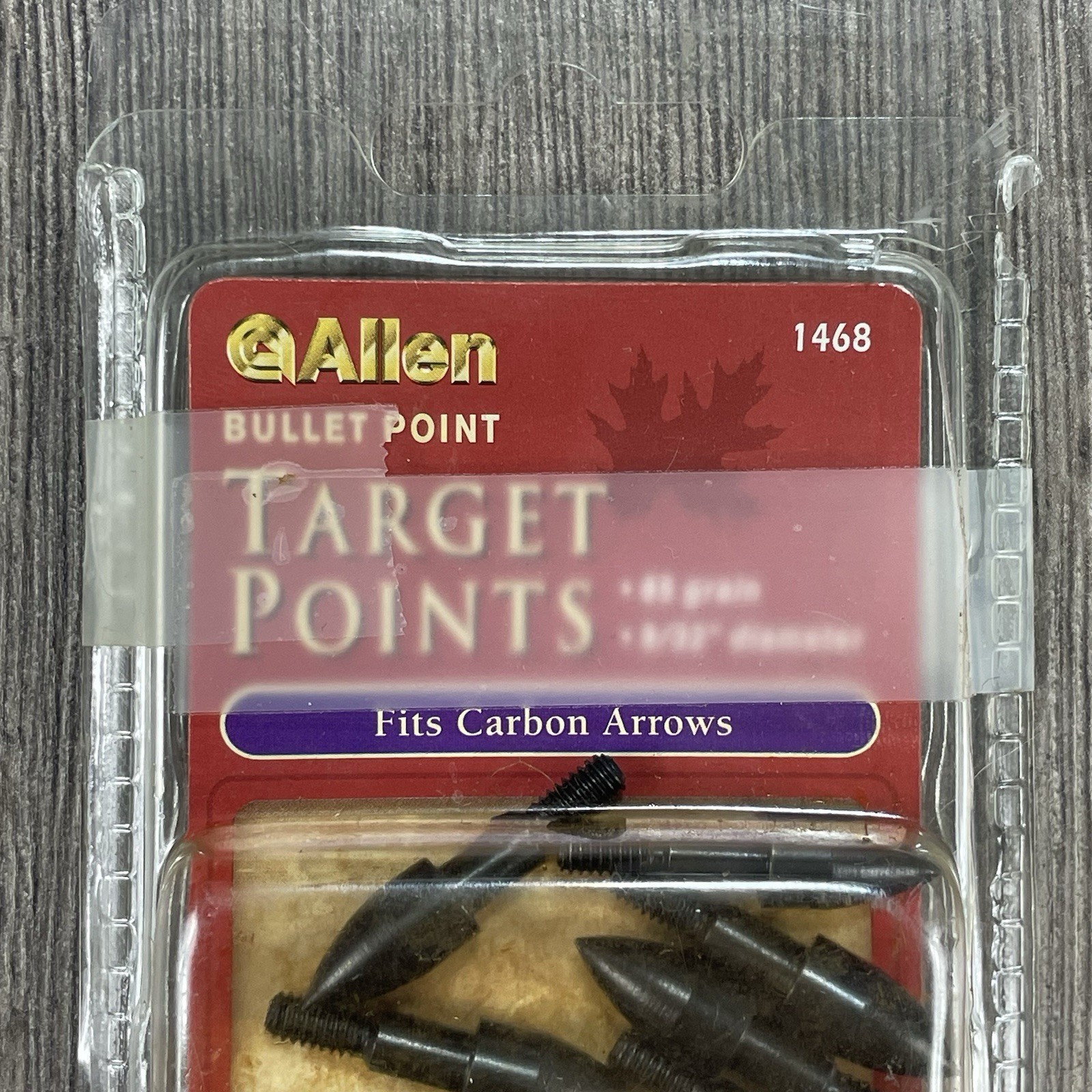 Allen Bullet Points Arrow Heads 9 Total Archery Field 1468 Carbon Arrows