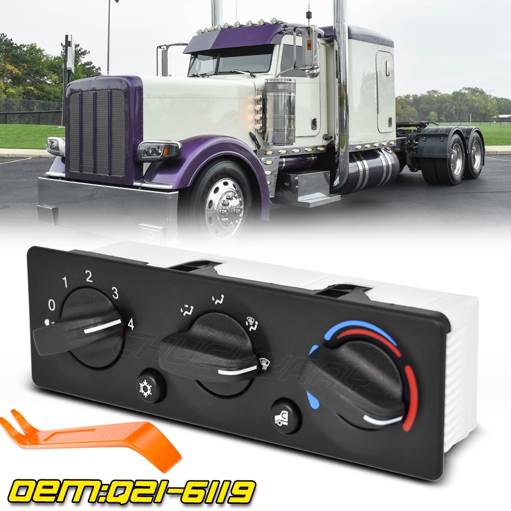 Q21-6119 AC Heater Control Module Panel Fit For Peterbilt 389 2008-2025