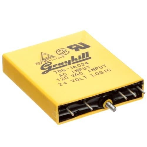 1pc GRAYHILL INC 70G-IAC24 Module, Input, 120, 8, 22 Kilohms (Nom.), 20 ms,