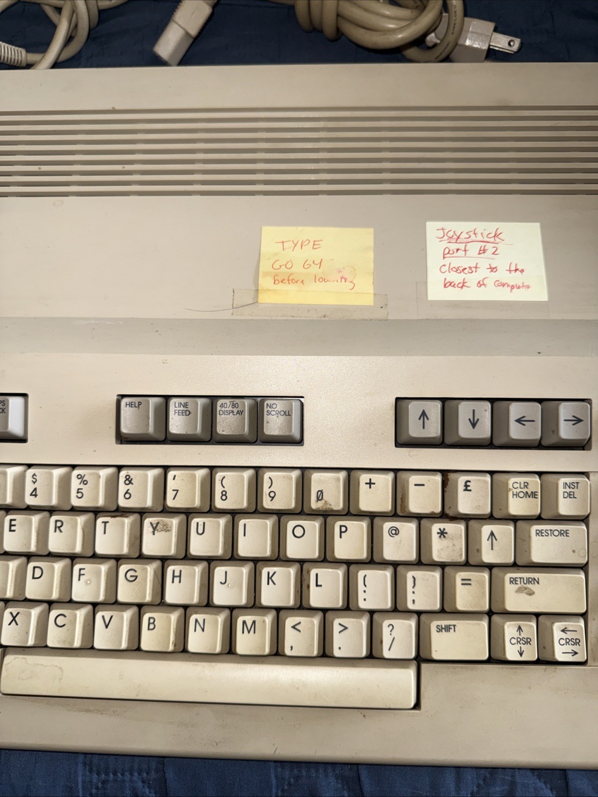 Commodore 128 Computer and 1571 Disk Drive Bundle W/ Original Cables P/R
