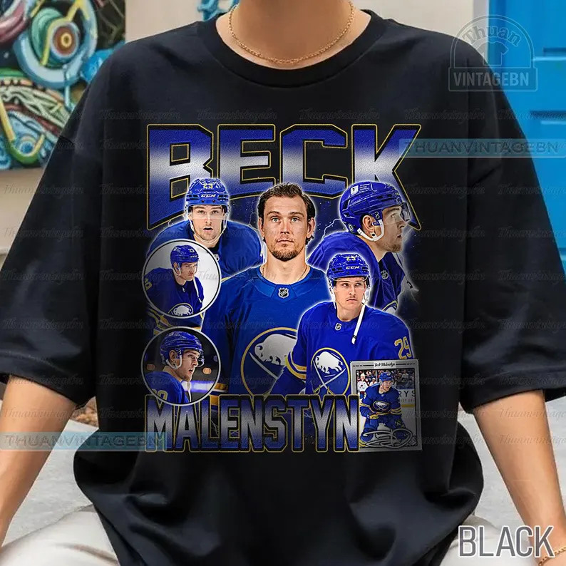 Vintage Beck Malenstyn Bootleg Shirt Hockey Fan