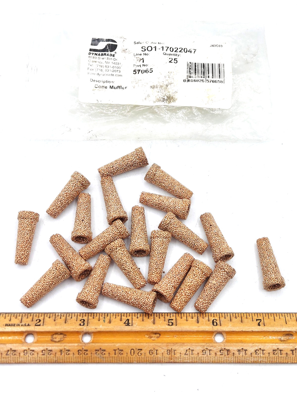 Dynabrade 57065 Cone Muffler for Orbital Sanders  ****LOT OF 21 Pieces****