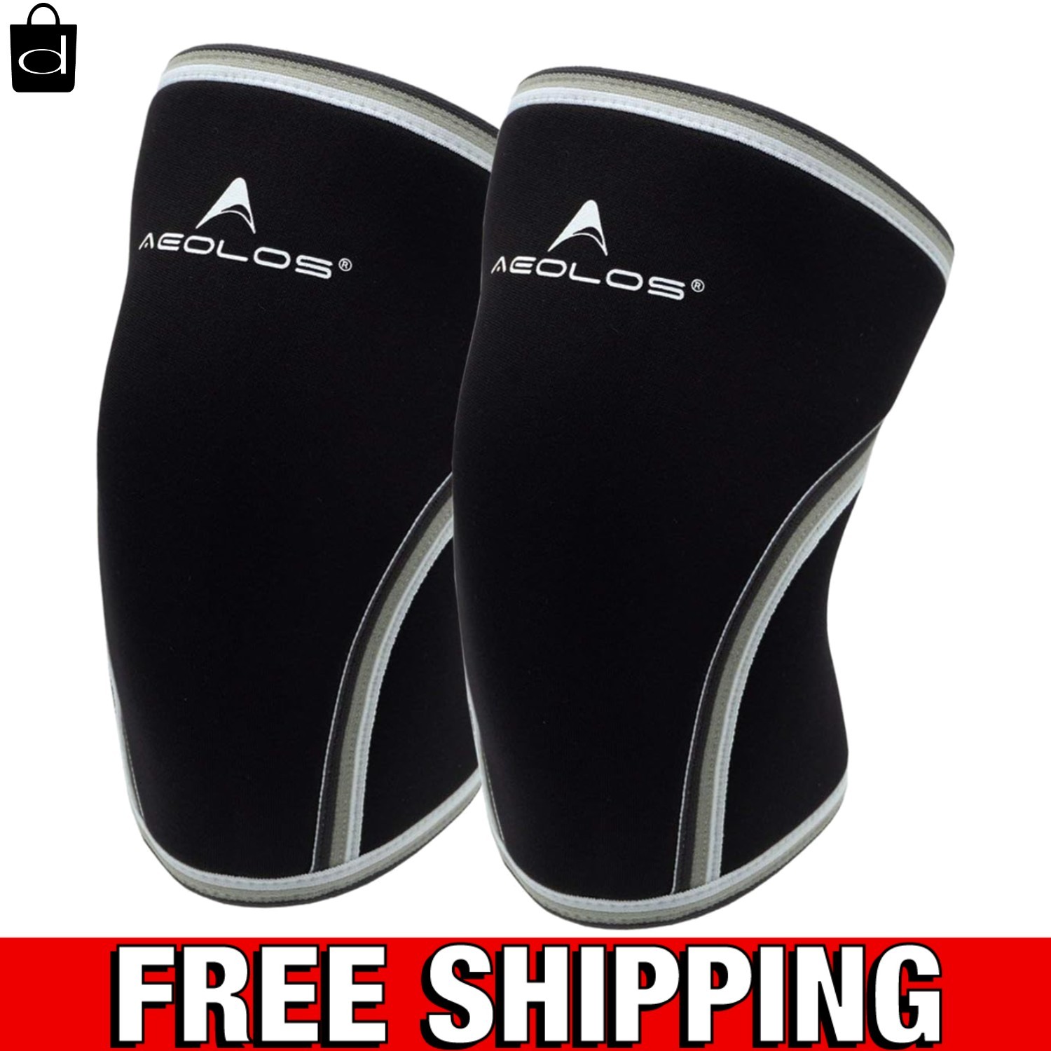 7mm Compression Knee Sleeves - Unisex Heavy-Duty Support for Sport Enthusiasts