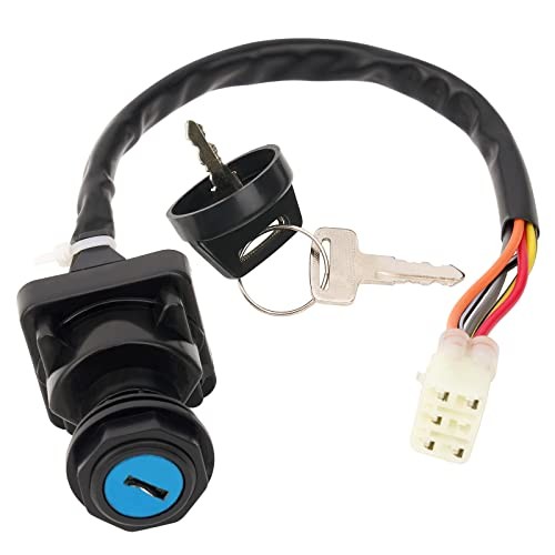 Ignition Key Switch 37110-38F19 Compatible with Suzuki LTA LTF 400 Eiger LTA