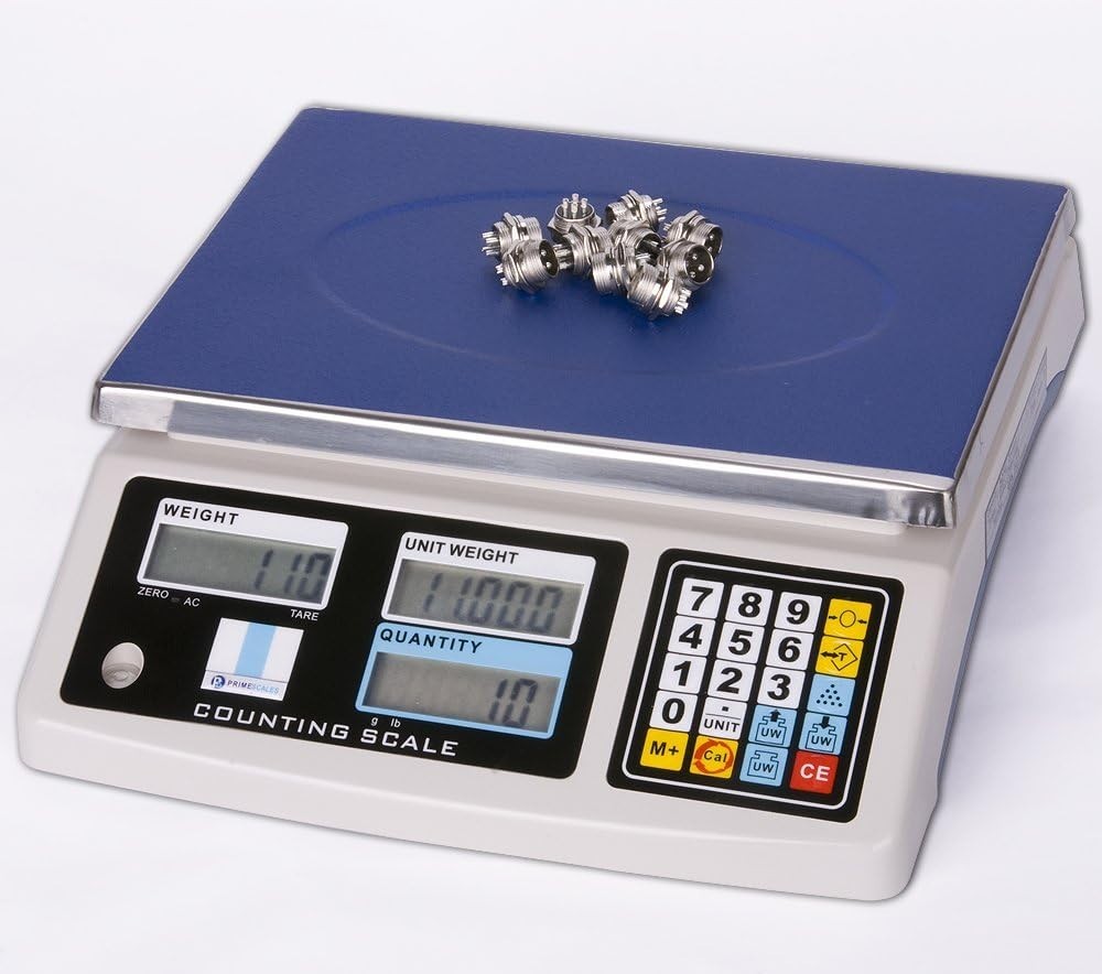 Prime Scales 6.6lbs / 0.0002lb Counting Scale with 10 Pre-Sets Memory