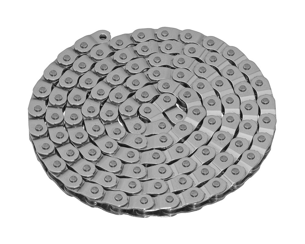 YBN PRO 1 Speed  Chain 1/2x1/8x 112-HalfLink BMX Freestyle Bike Chrome