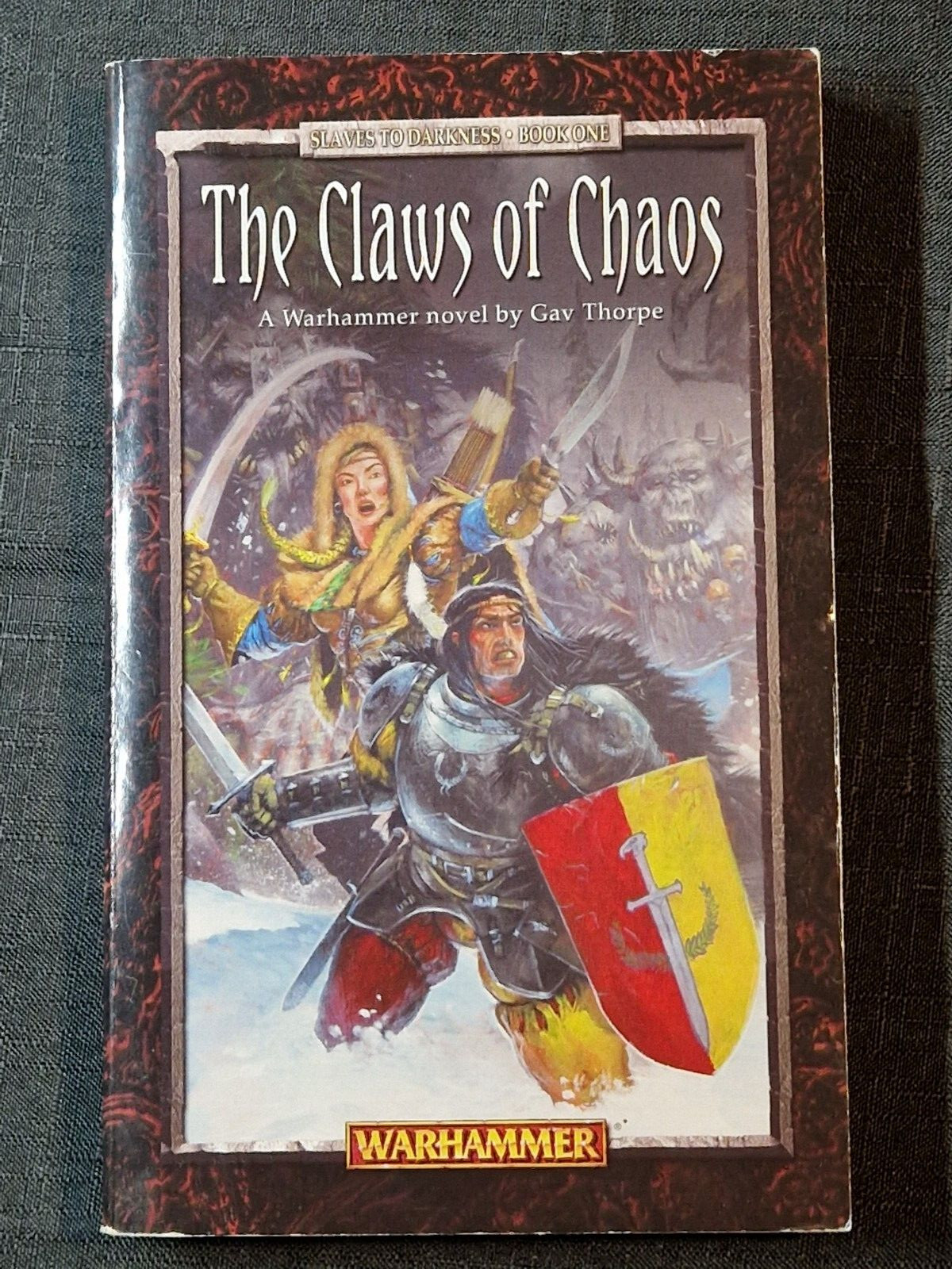 The Claws of Chaos by Gav Thorpe Warhammer Fantasy novel black library OOP RARE