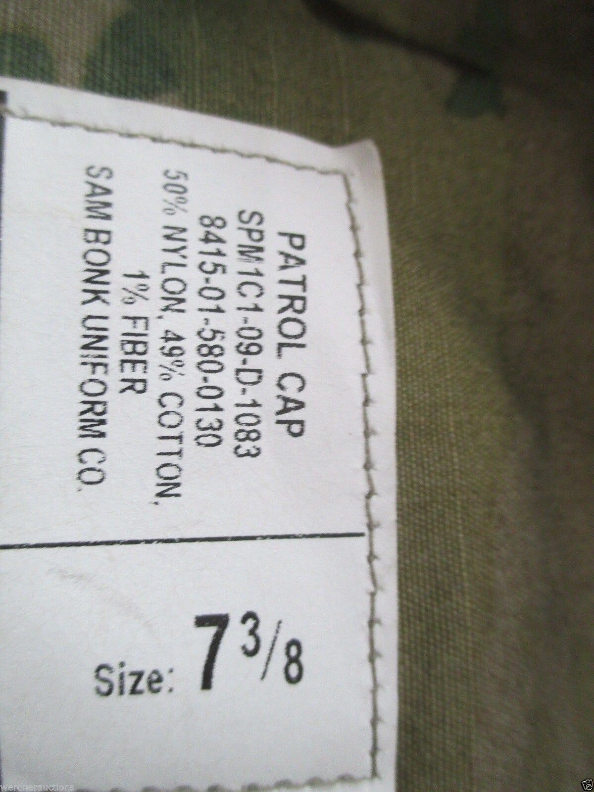 Army Patrol Cap 7 3/8 OCP Original Multicam USGI Hat 8415-01-580-0130