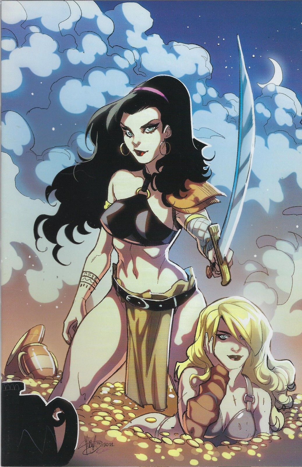 BELIT & VALERIA #2 Mirka Andolfo 1 in 10 Virgin Variant Cover !!!   VF+