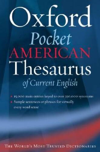 The Oxford Pocket American Thesaurus of Current English - Paperback - VERY GOOD