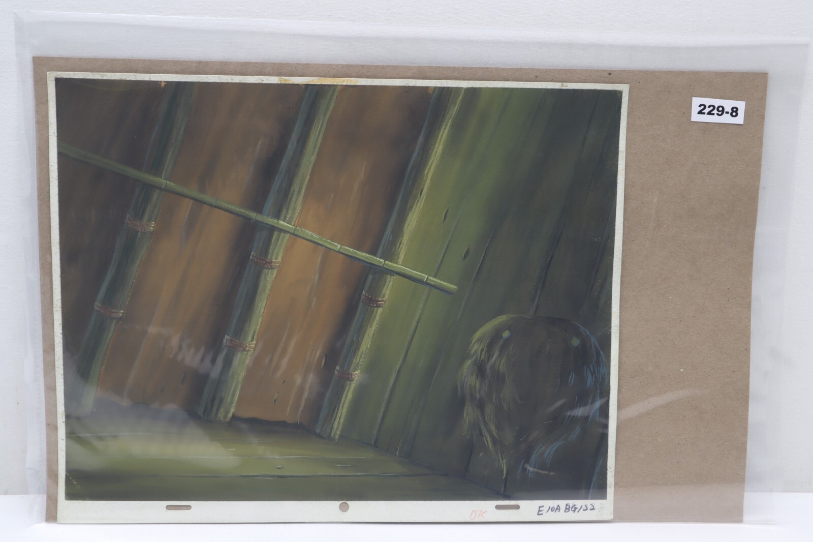 Original Hand Painted Animation Production Background (229-8)