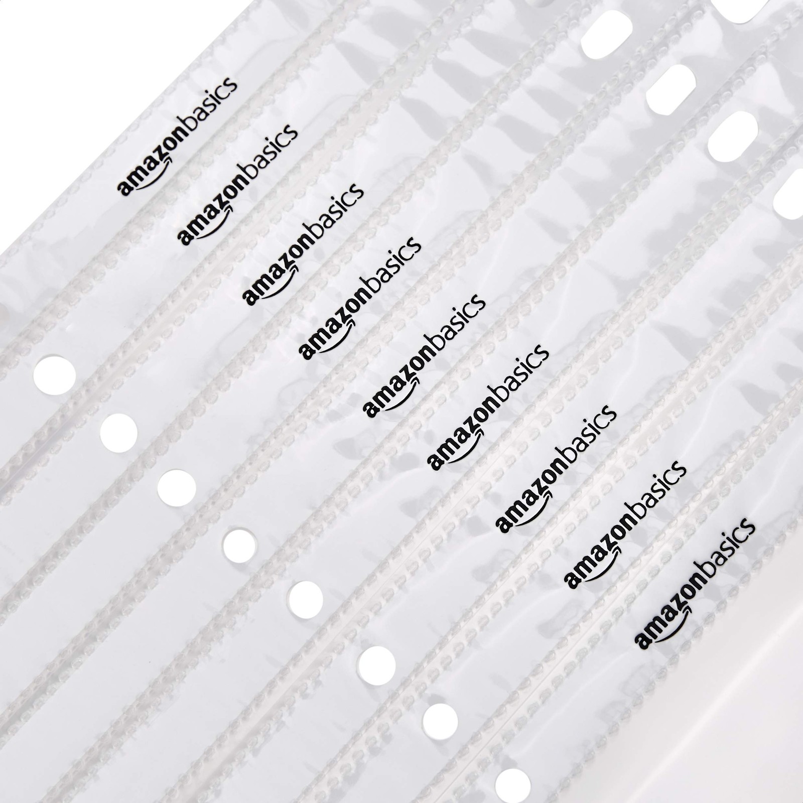 Amazon Basics Sheet Protectors for 3 Ring Binder, 100 Pack, Clear