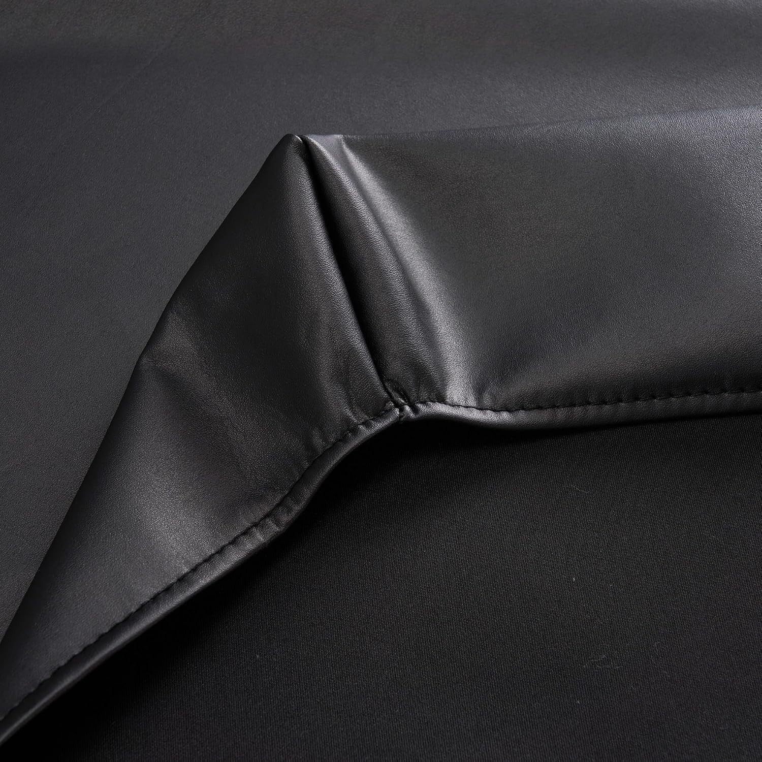 Water-Resistant Fitted Massage Table Cover, Black -