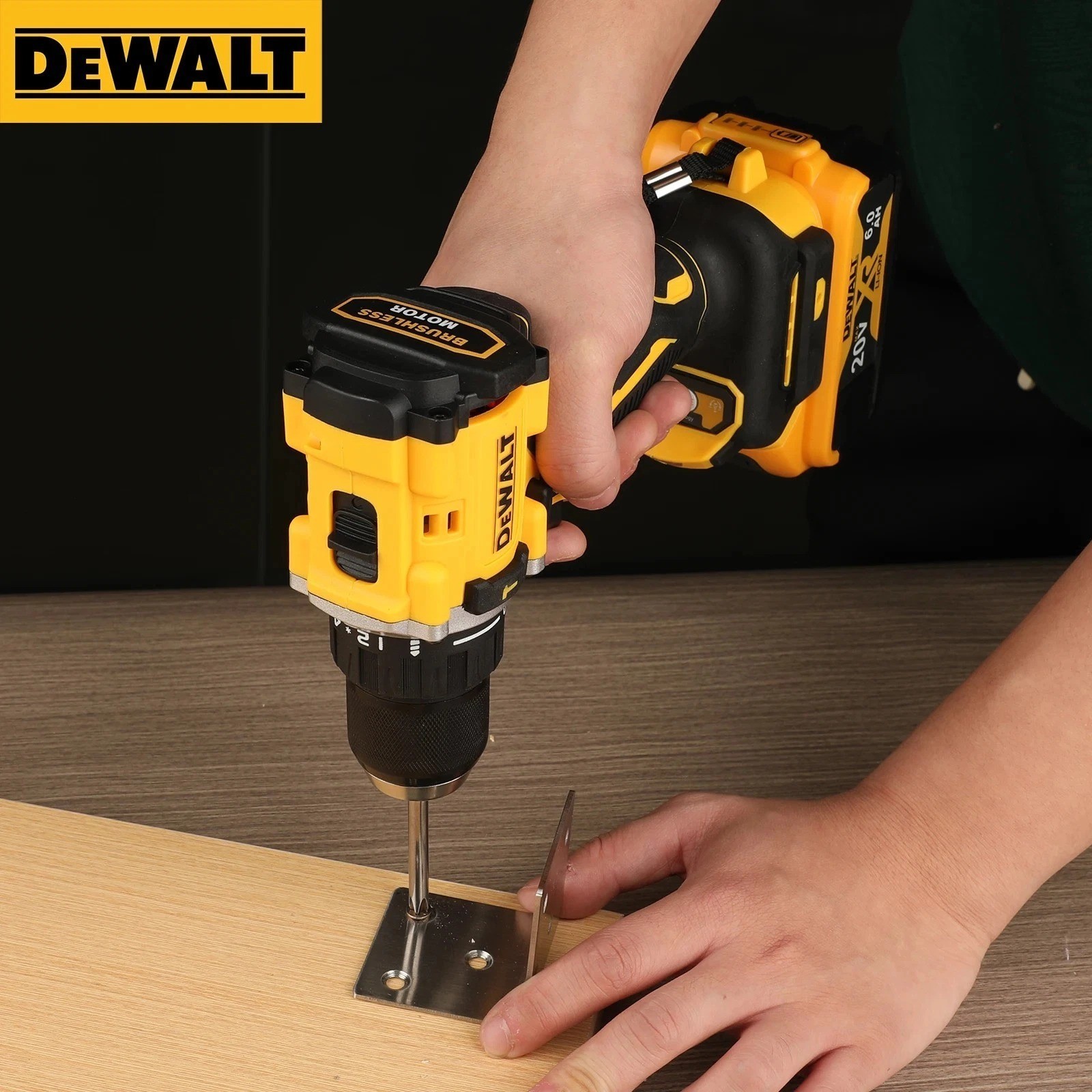 DEWALT DCD805 20V Brushless Cordless Impact Drill Tool Kit