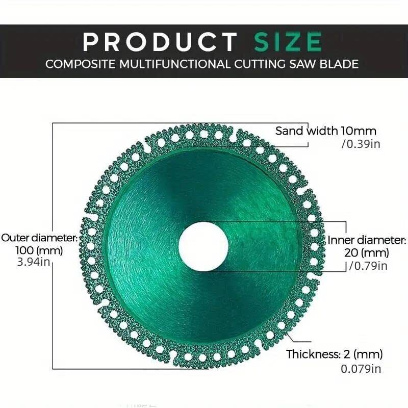 SATC 10PCS 100mm Indestructible Disc Grinder Indestructible Disc Cut Everything