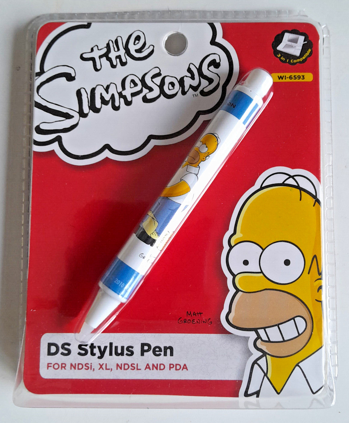 NINTENDO DS DSI DSL XL OMER SIMPSON TOUCH SCREEN NIB