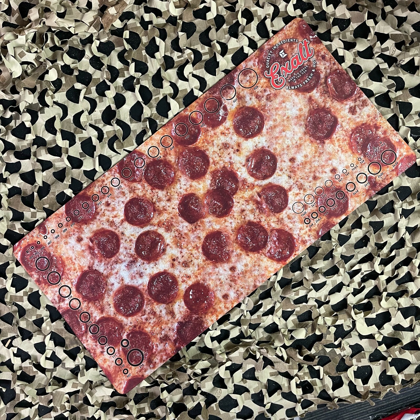 NEW Exalt V2 Paintball Tech Mat - Medium - Pepperoni Pizza