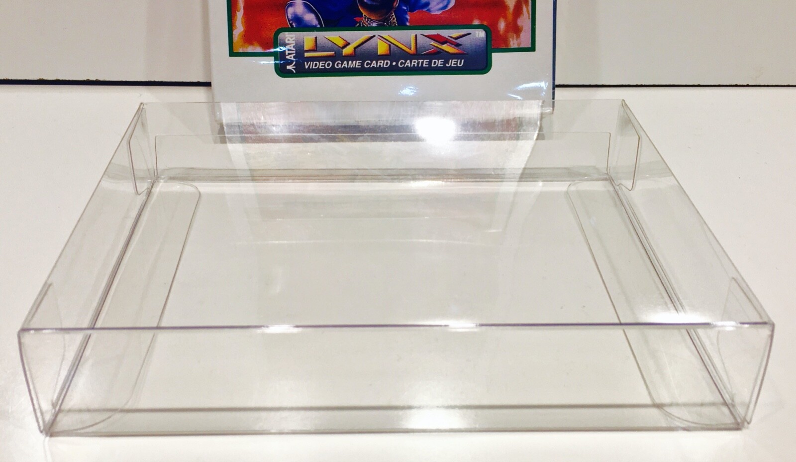 10 Box Protectors For ATARI LYNX Video Games!    Custom Made Clear Game Cases