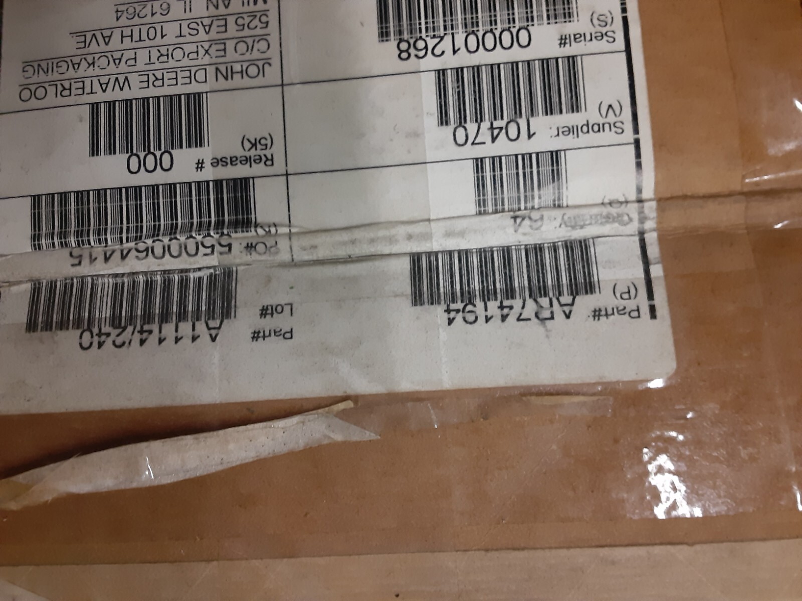 John Deere Elbow Fitting AR74194