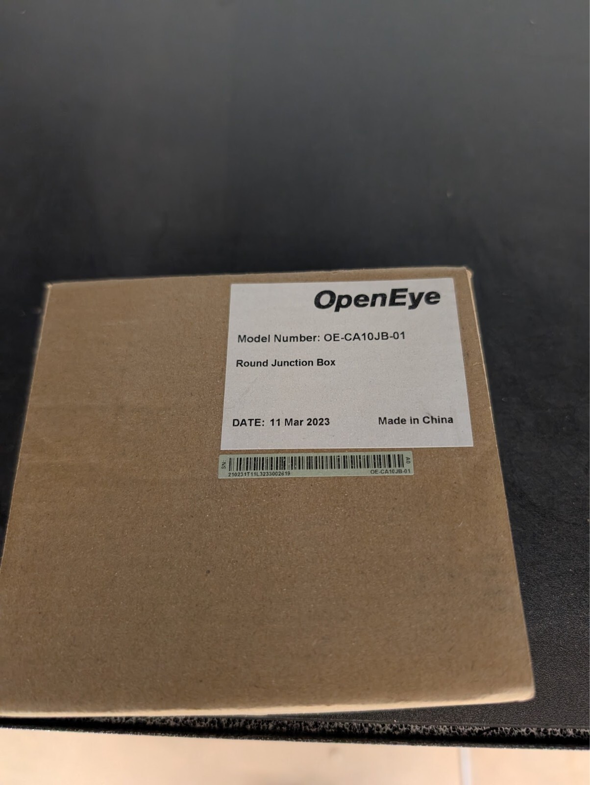 Open Eye OE-CA10JB-01 Round Junction Box New