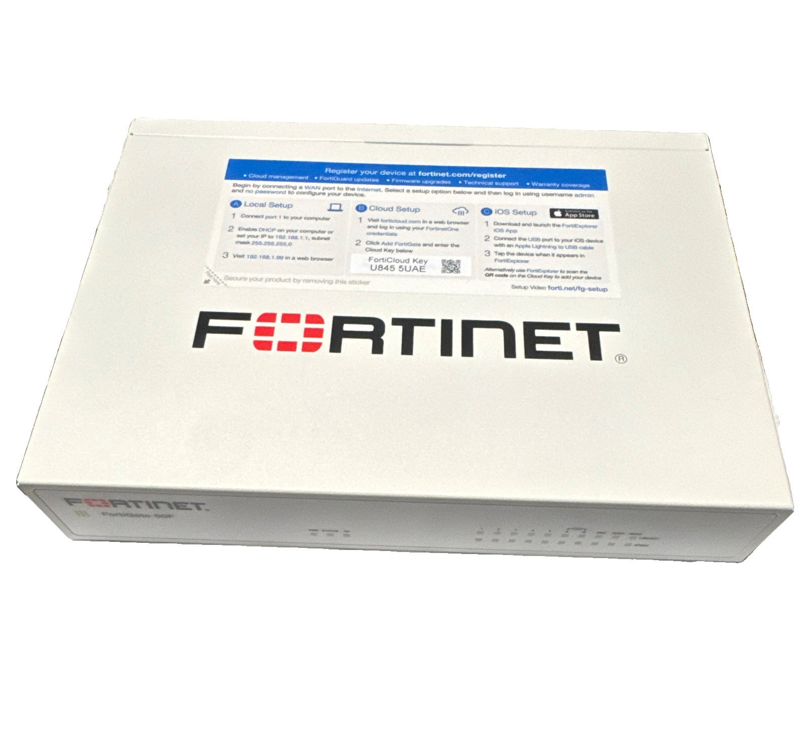 Fortinet FortiGate 60F Hardware Firewall Appliance FG-60F Enterprise, 1 Device