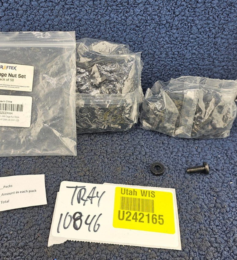 (QTY 50) KRAFTEX M6 Cage Nut For Network and Server Rack Accessories